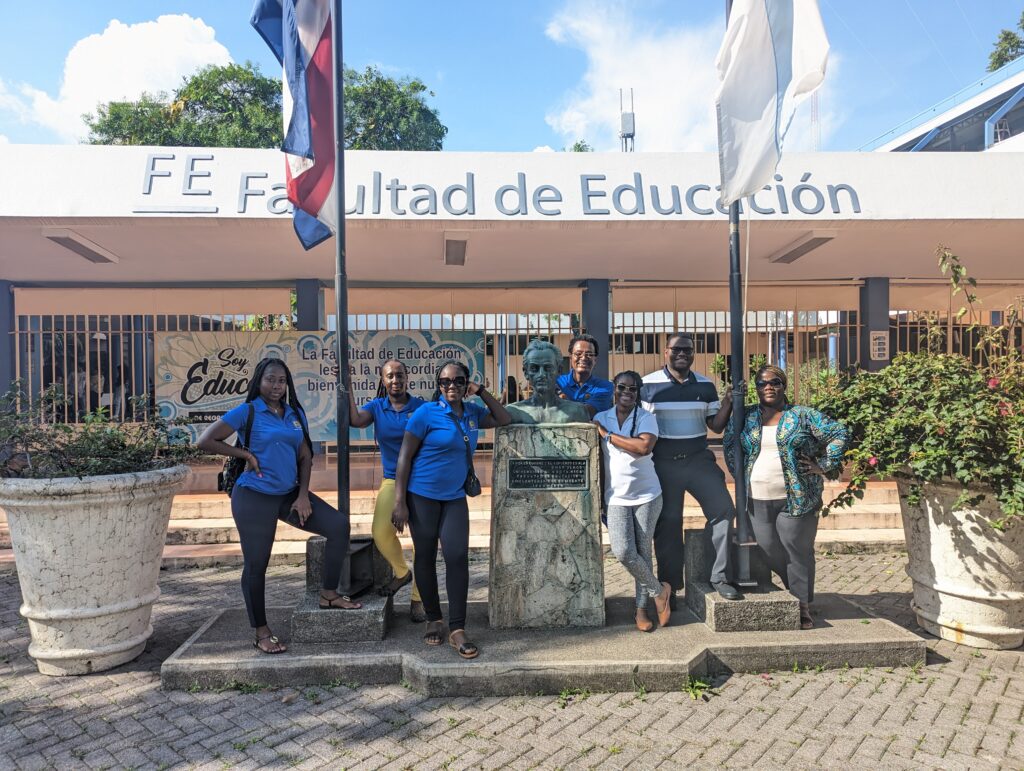 UVI School of Education students in Costa Rica.